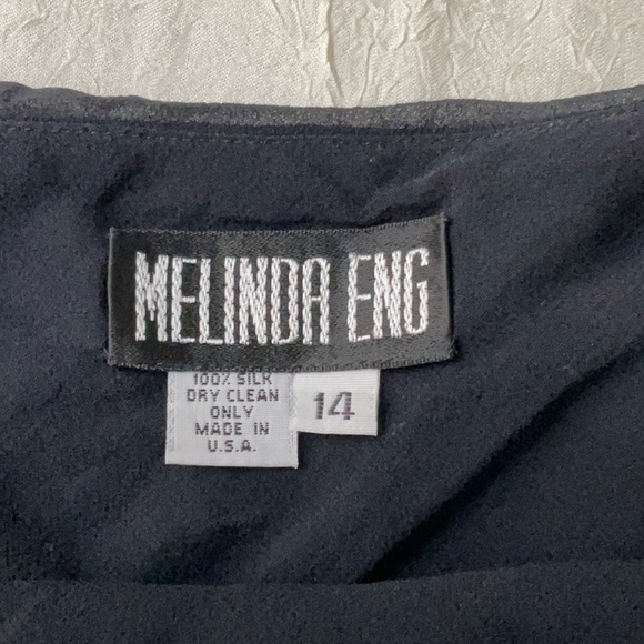 Melinda Eng Black Dress, size 14 - Picture 6 of 9